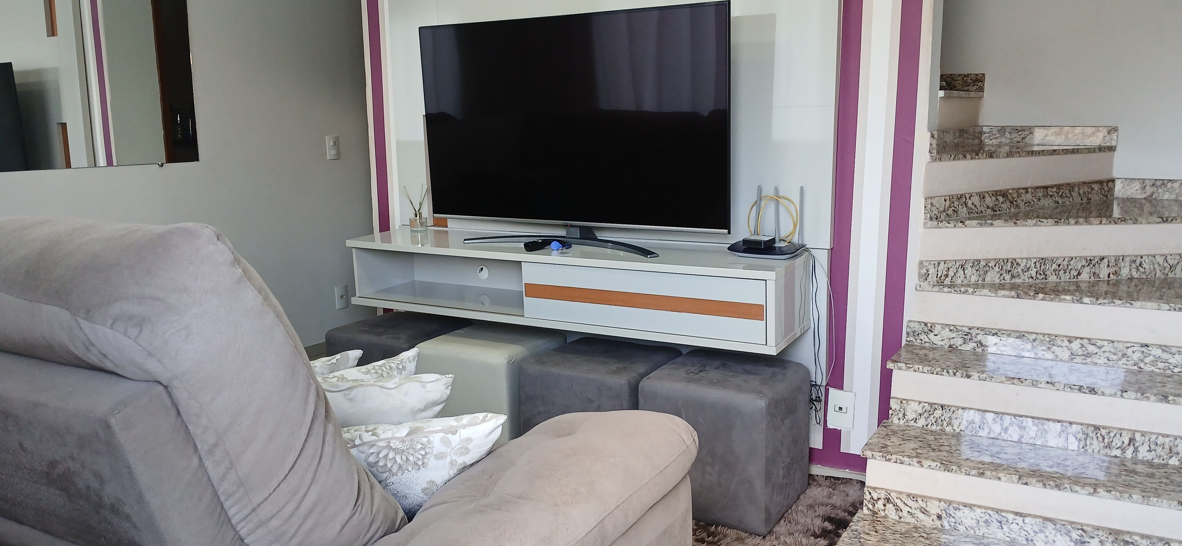 Family House, Courtyard View | Living area | Flat-screen TV