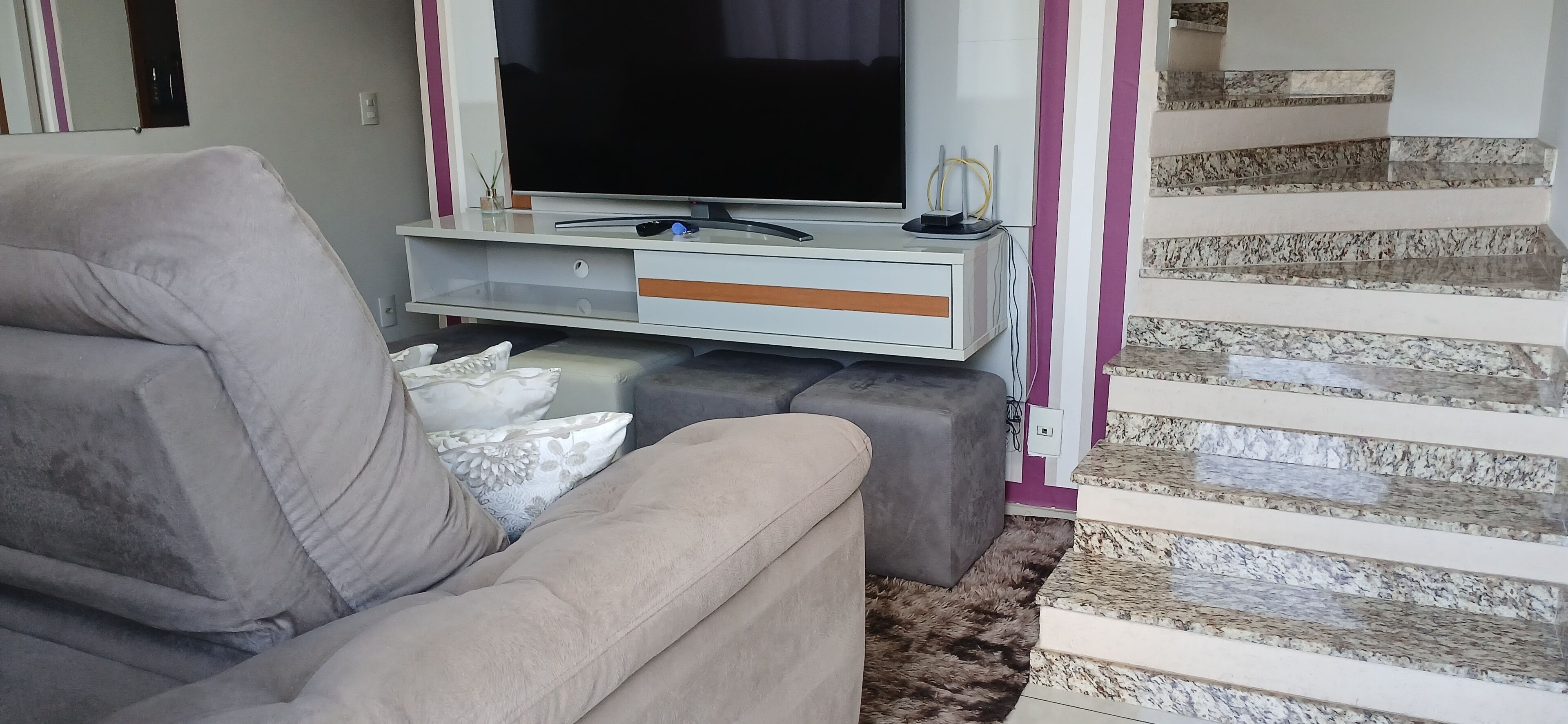 Family House, Courtyard View | Living area | Flat-screen TV