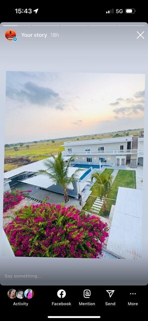 Pemandangan dari properti
