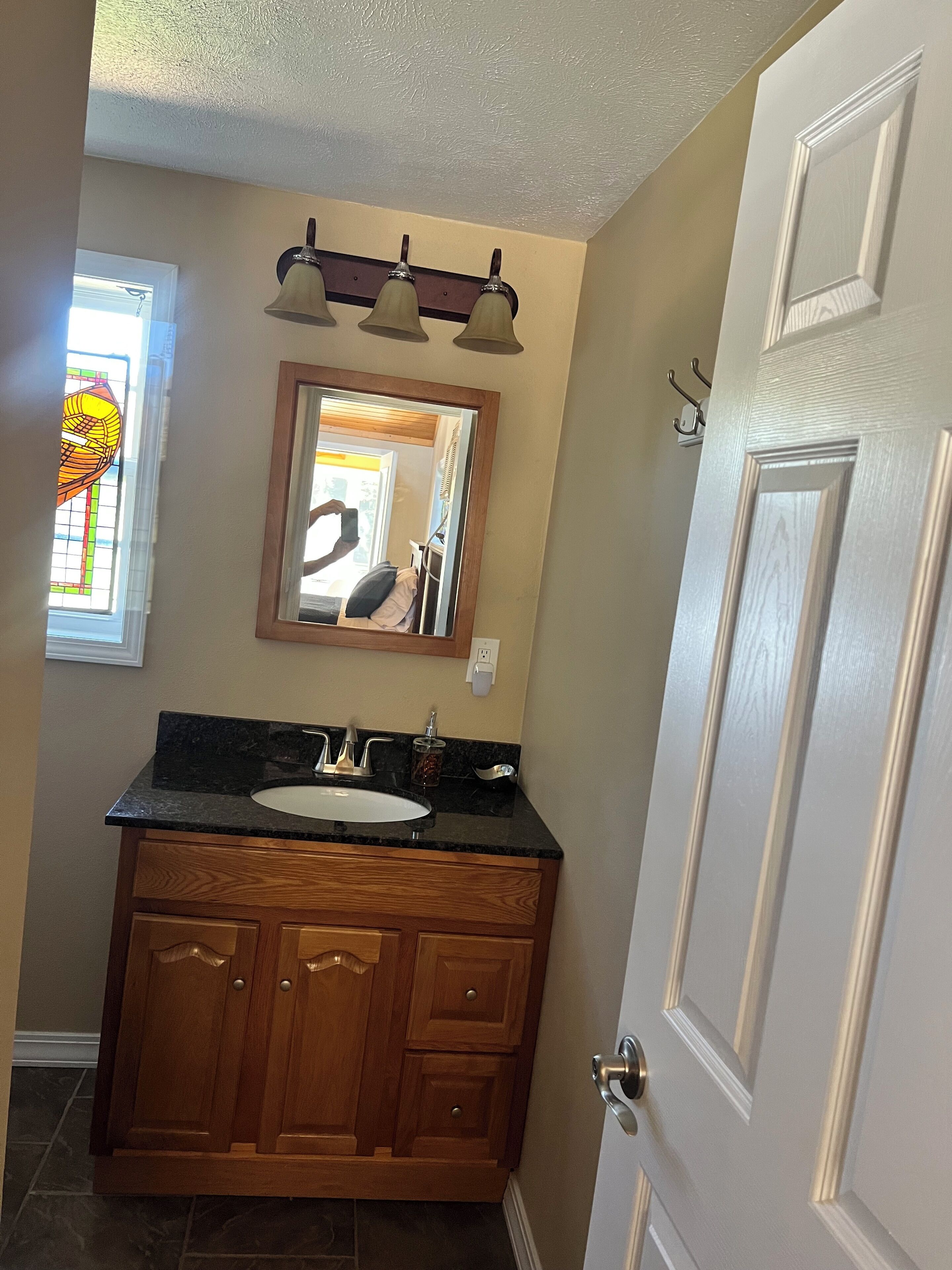 Towels, soap, toilet paper