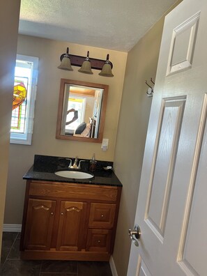 Towels, soap, toilet paper