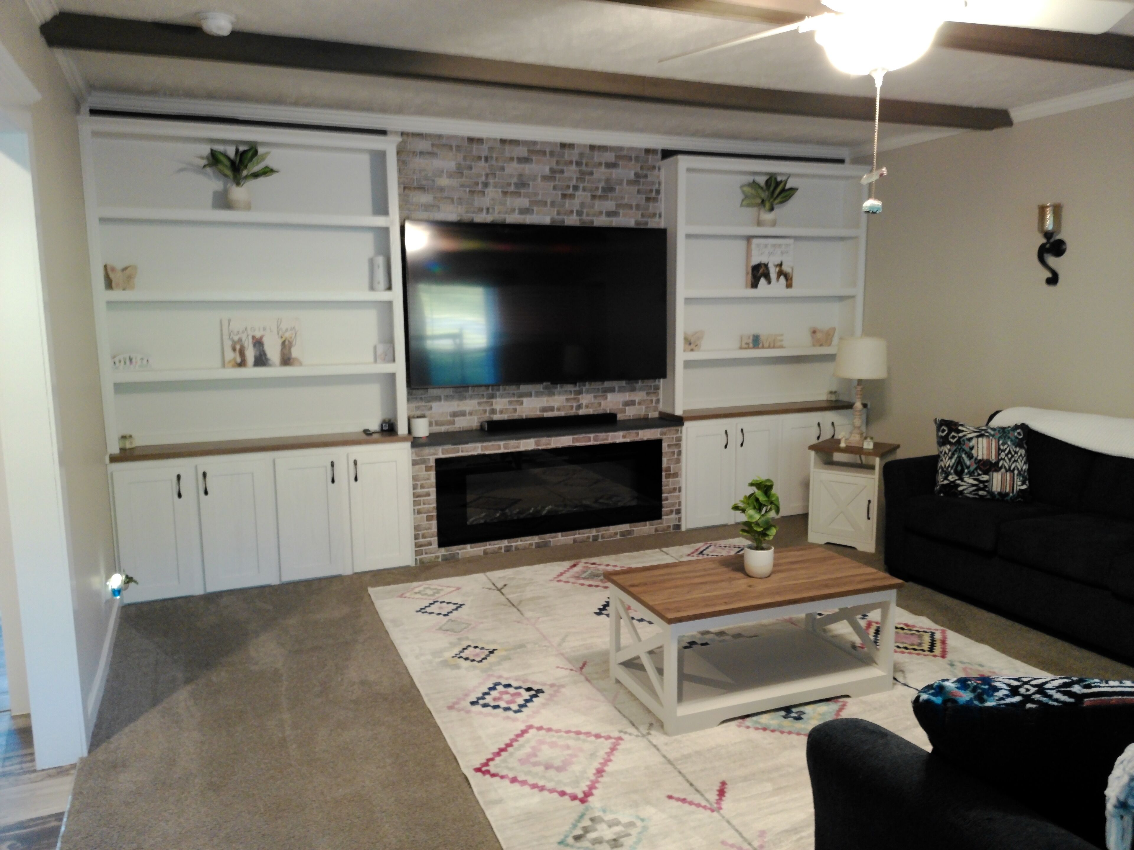 تلفزيون، مدفأة