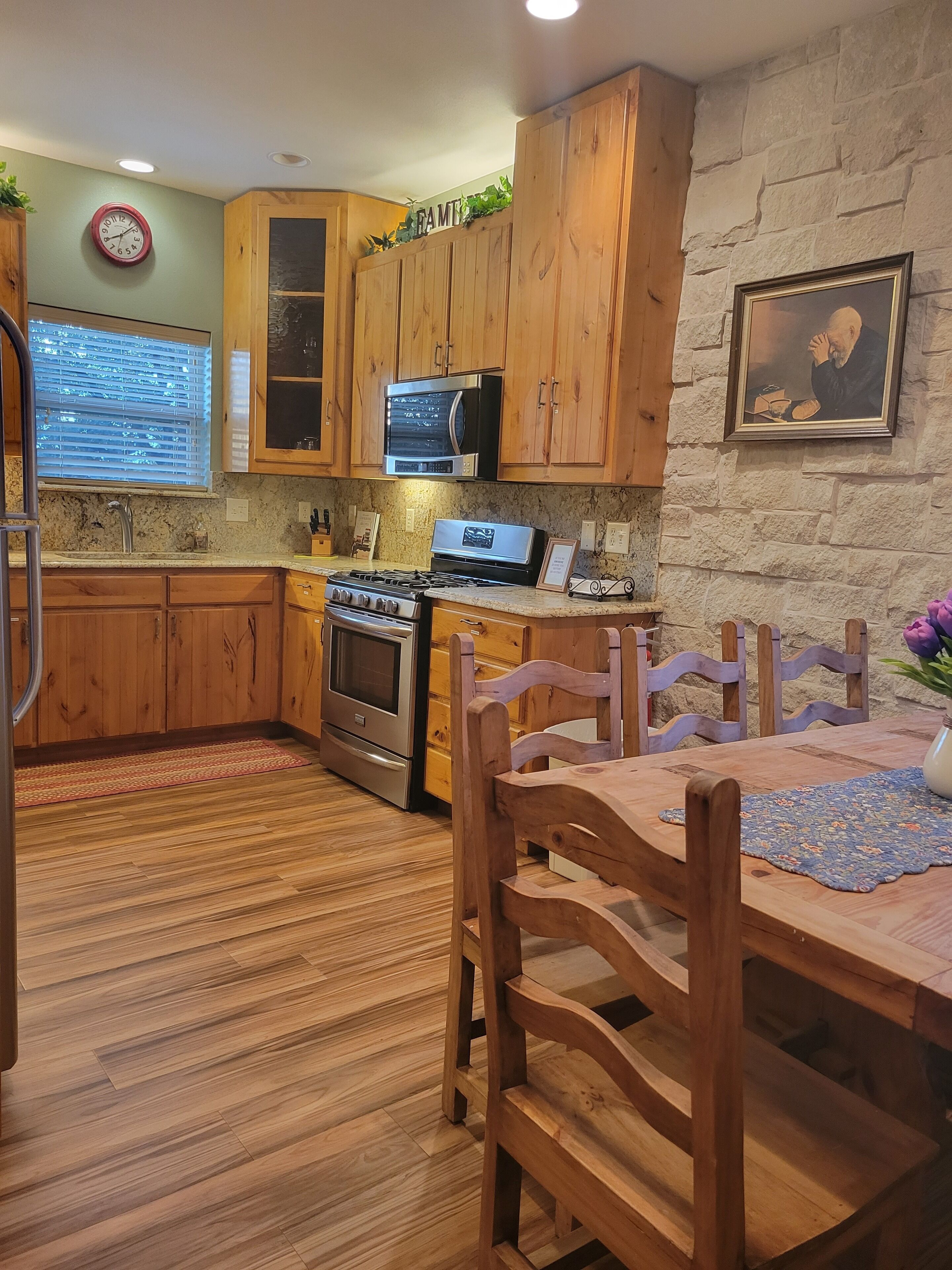 Microwave, oven, stovetop