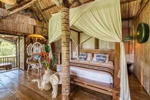 Family Tree House, Resort View | In-room safe, individually decorated, individually furnished, free WiFi - The Rice Joglo (Ubud)