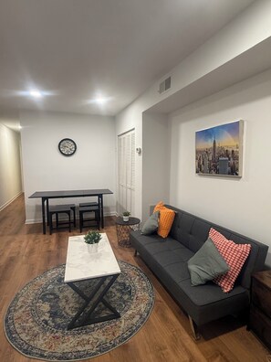 Living area - Modern Capitol Hill 1BR - Walk to H Street, Metro & Union Station (Washington)