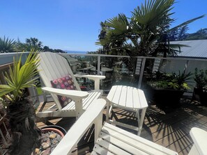 Deluxe Apartment, Balcony, Ocean View | Terrace/patio