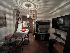 1 sovrum, strykjärn/strykbräda och wi-fi