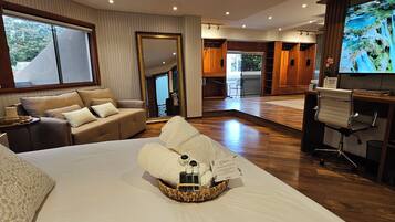 Suite estudio Confort | Zona de estar