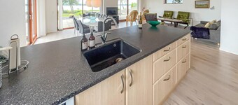 Lovely home in Sunds with house sea view