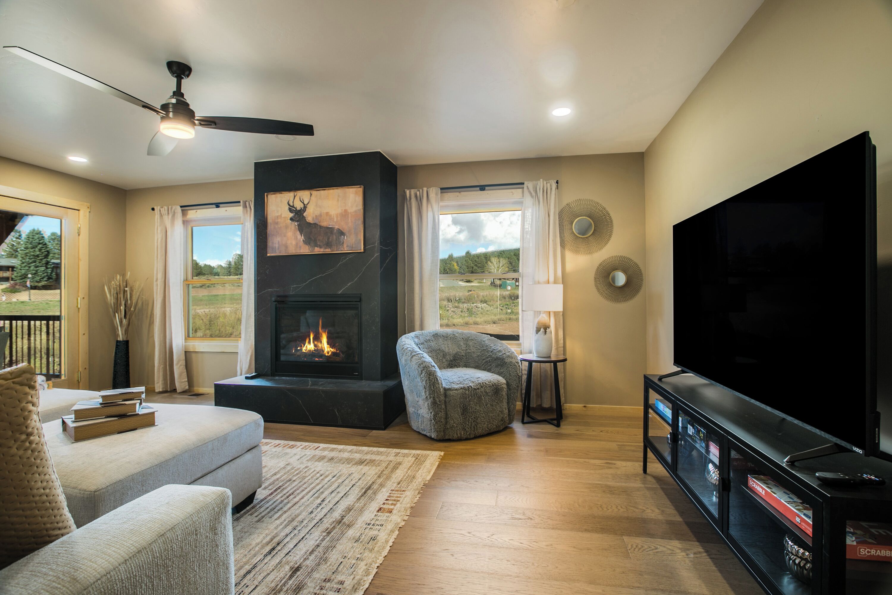 智能电视、壁炉