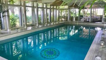 Indoor pool, outdoor pool
