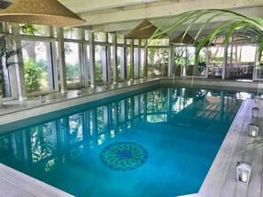Indoor pool, outdoor pool