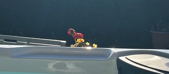 2-BR Sunset Retreat Cabin HotTub& Sunset Views separate log cabin with projector