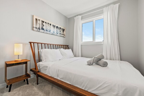 3 soverom, internettilgang og sengetøy