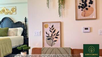 1 bedroom, iron/ironing board, travel crib, free WiFi