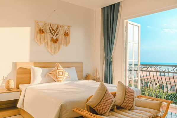 Deluxe tweepersoonskamer, balkon | Gratis wifi