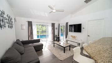 Smart TV, video games, foosball, table tennis