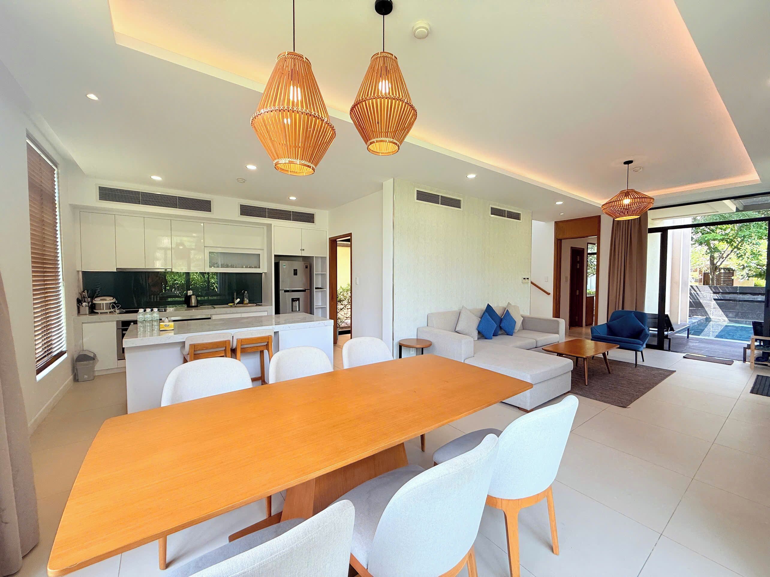 Luxury Villa, 3 Bedrooms, Private Pool | Living area | 65-inch flat-screen TV with cable channels