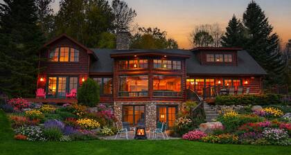 Family Lakeside Lodge - Private Dock and Beach Access - Close to Boyne Mt!