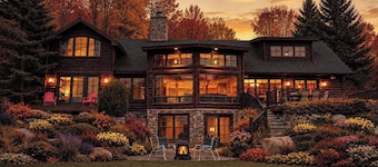 Family Lakeside Lodge - Private Dock and Beach Access - Close to Boyne Mt!