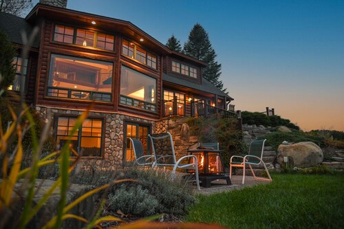 Family Lakeside Lodge - Private Dock and Beach Access - Close to Boyne Mt!