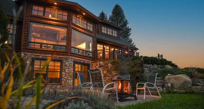 Family Lakeside Lodge - Private Dock and Beach Access - Close to Boyne Mt!