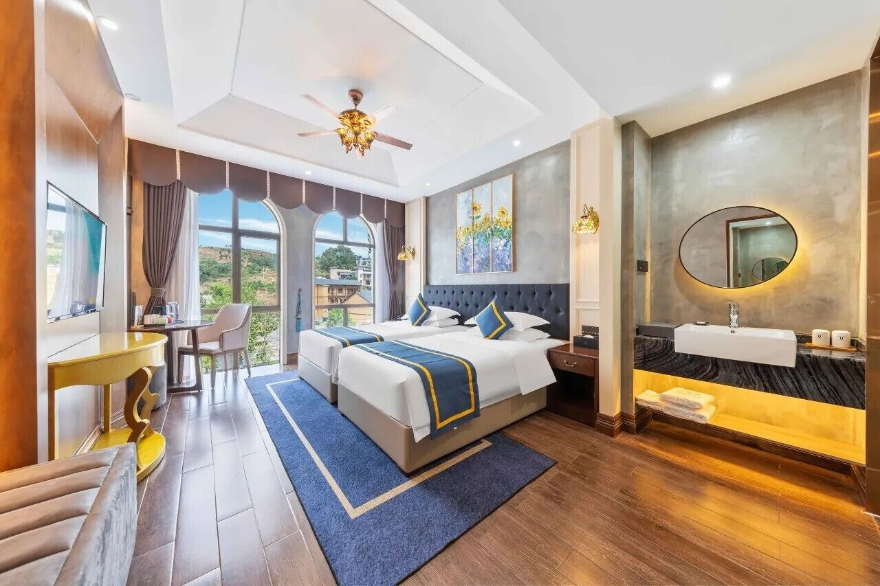 City Twin Room, City View | Free WiFi