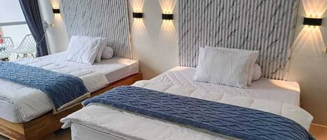 Maison Deluxe, 2 grands lits, vue montagne