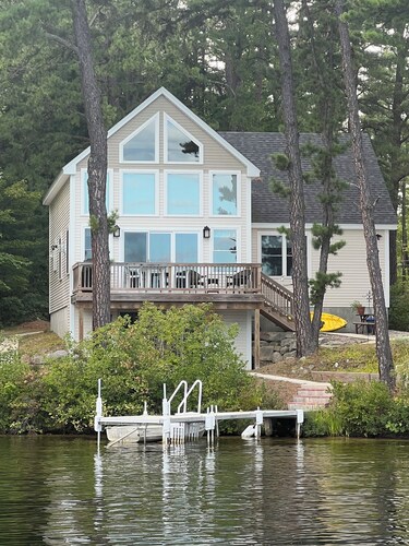 Lakefront home with private dock on Lake Ossipee in Freedom, NH sleeps up to 10