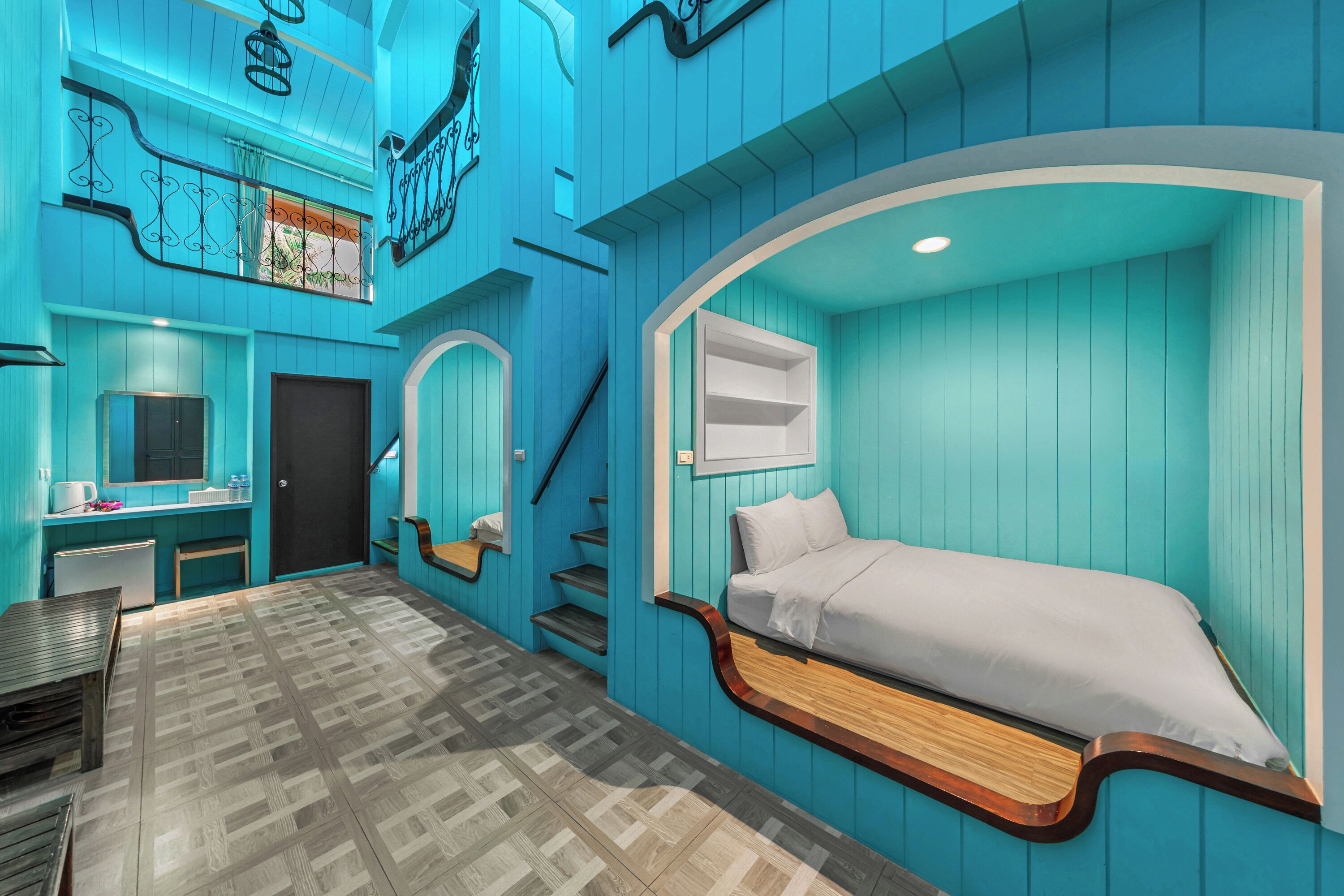 Duplex Suite | Blackout drapes, soundproofing, free WiFi, bed sheets