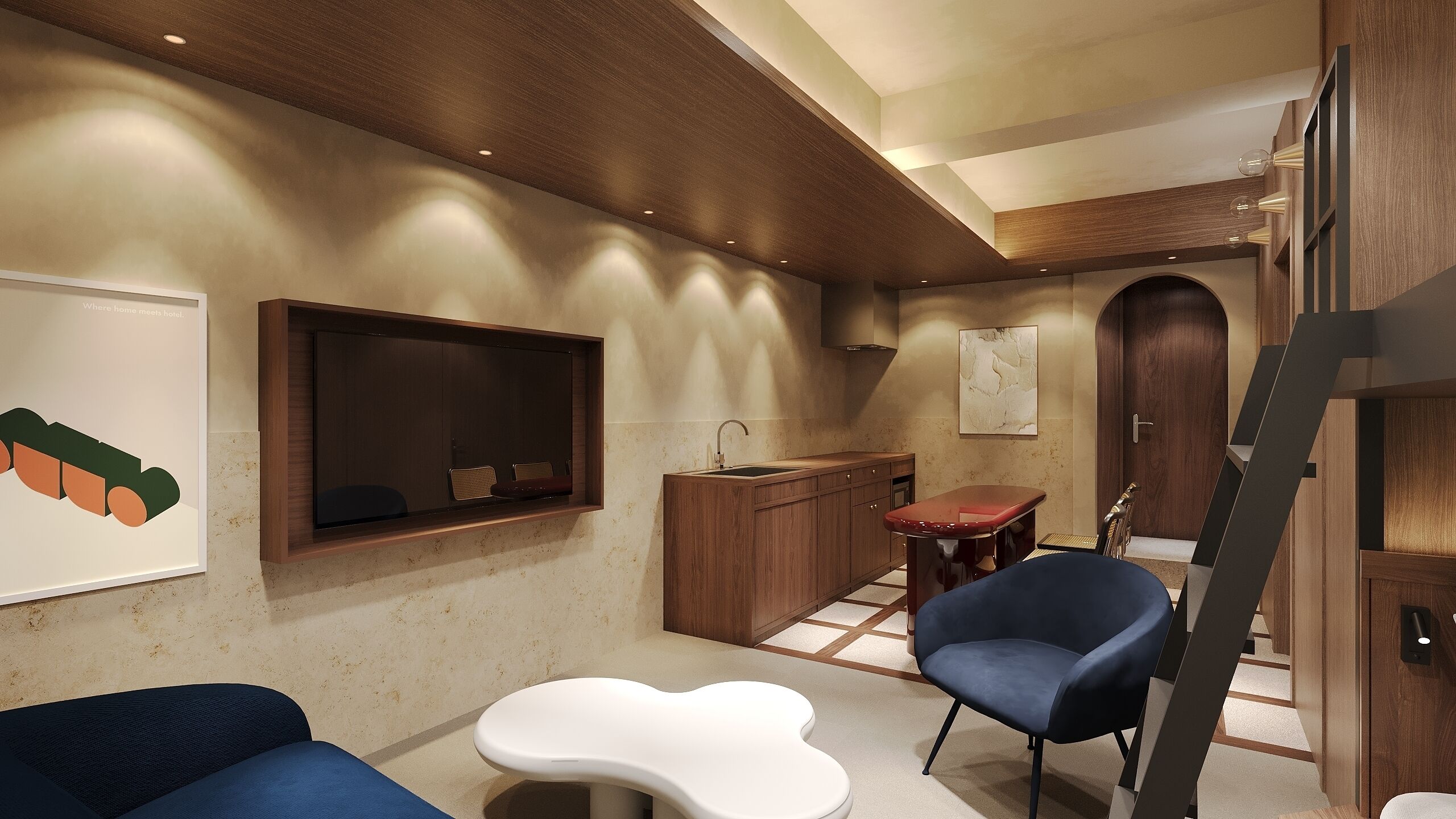 デラックス スタジオ | 防音設備、WiFi (無料)