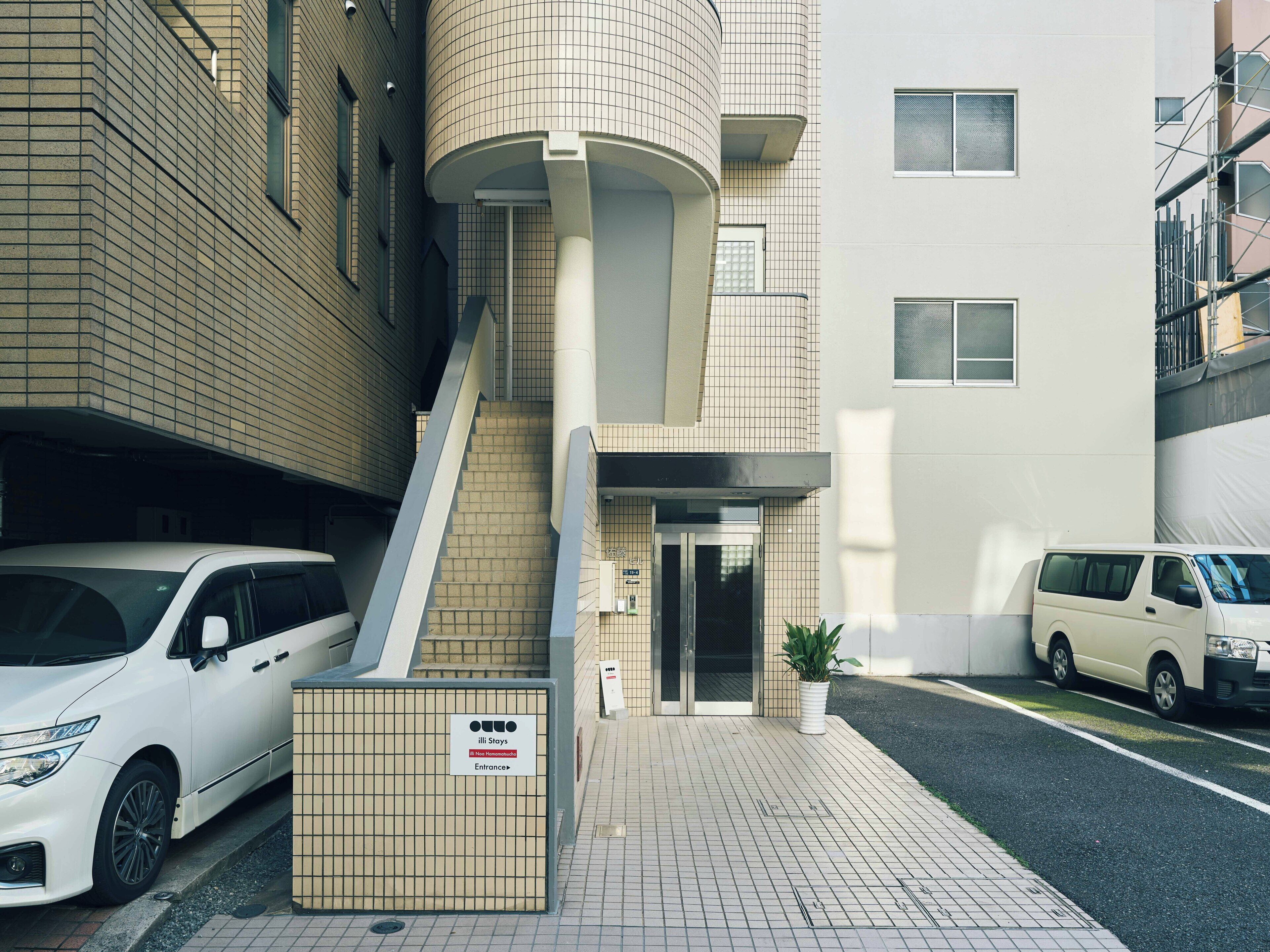 Façade de l’hébergement