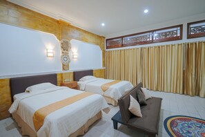 Deluxe Twin Room, Poolside | Desk, laptop workspace, soundproofing, free WiFi - Natasya Kuta Beach Hotel (Kuta)
