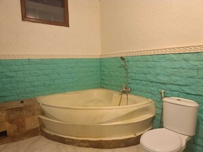 Towels, soap, shampoo, toilet paper