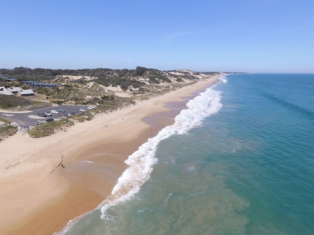 Beach. Bush meets beach. A nature seascape awaits in magnificent Myalup. Ocean front!