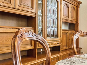 Dining - Lovely apartment in villa for 2 people with pool, WIFI and TV (Železný Brod)