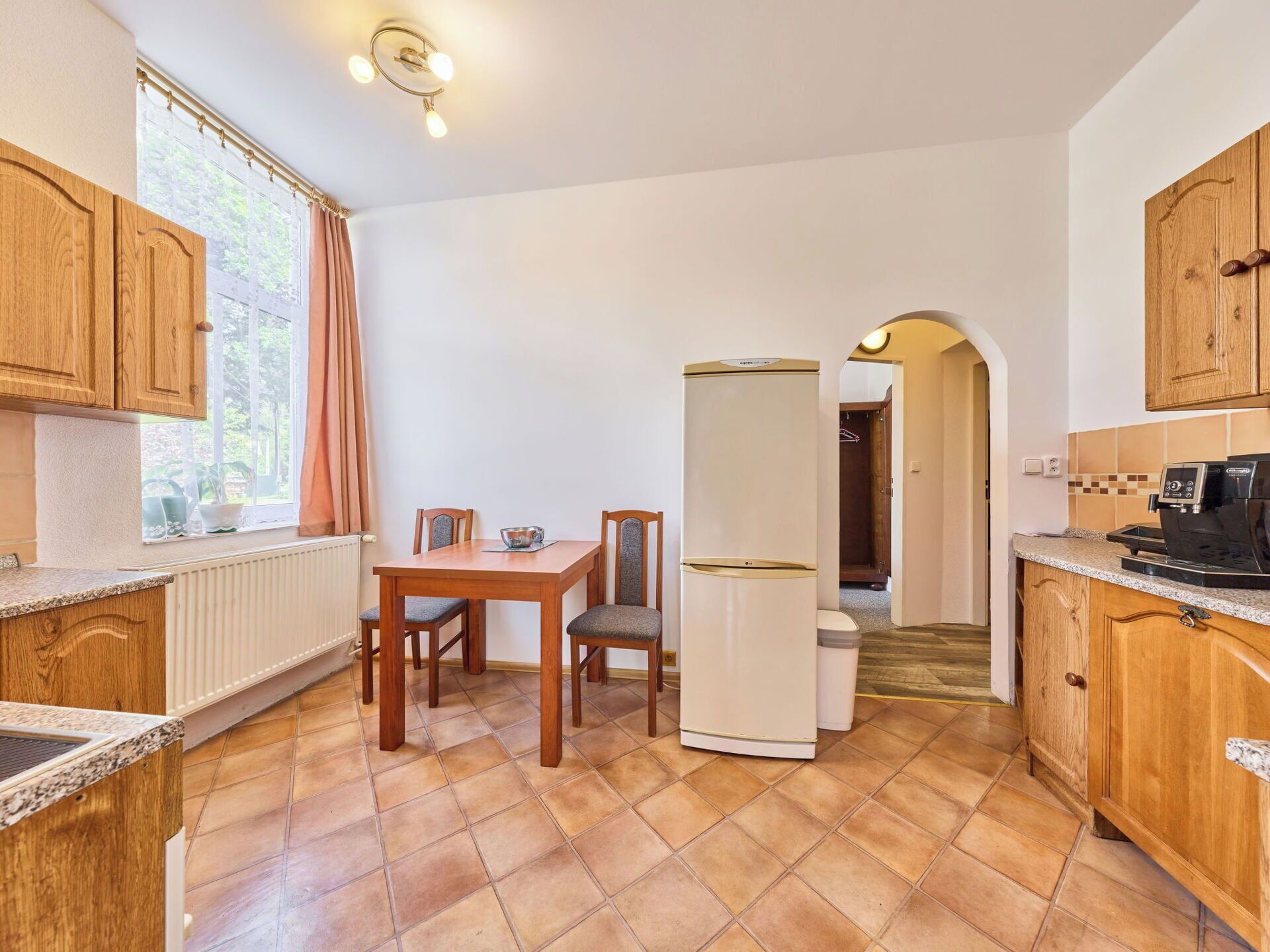 Microwave, oven, dishwasher, highchair