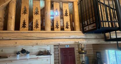 Cowboy Cabin -tucked into the woods near Hatcher Pass Recreation Area.