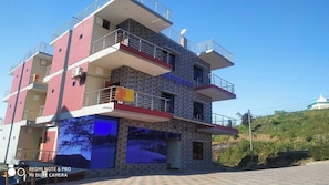 Fassade der Unterkunft