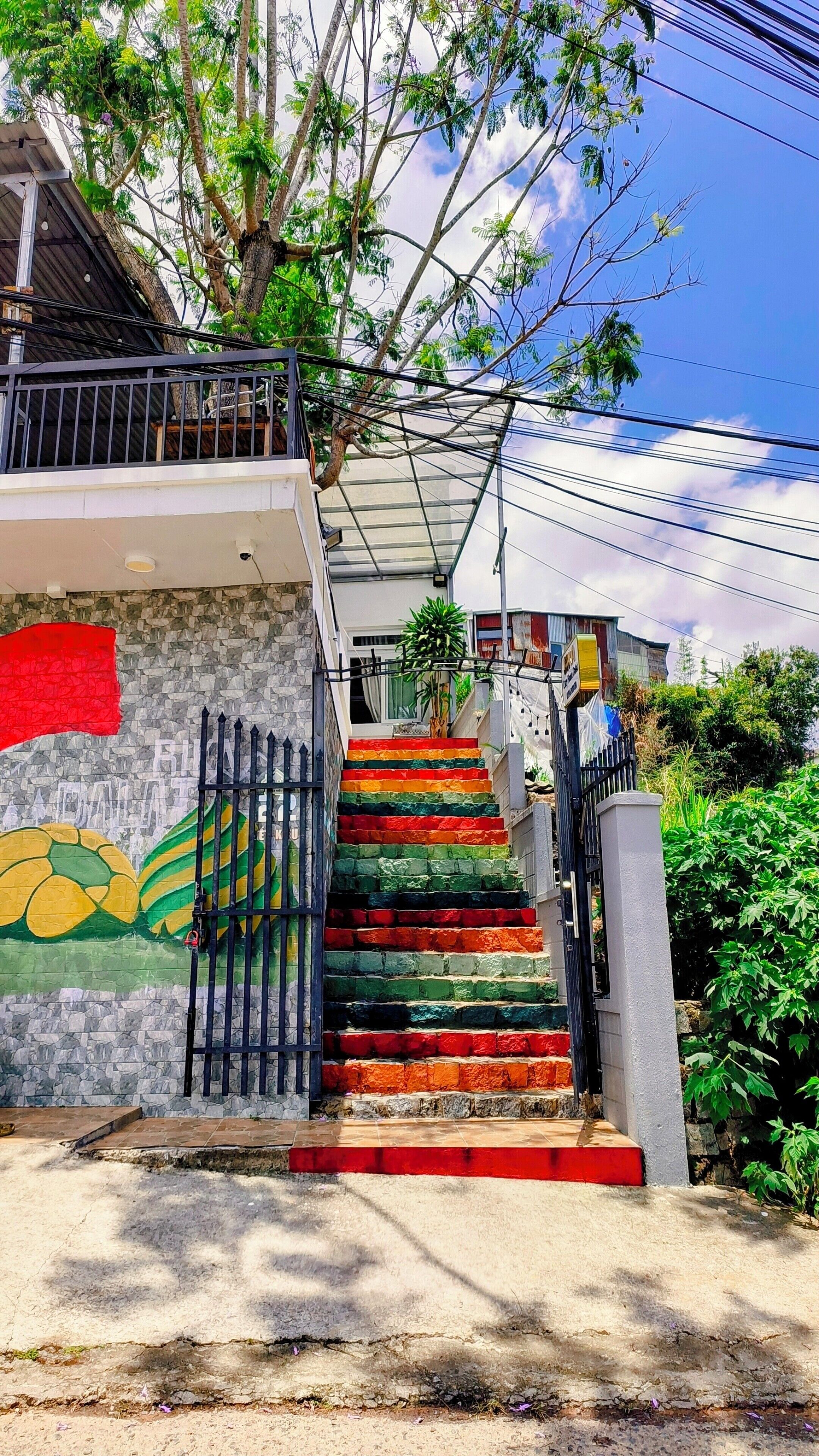 Overnatningsstedets facade