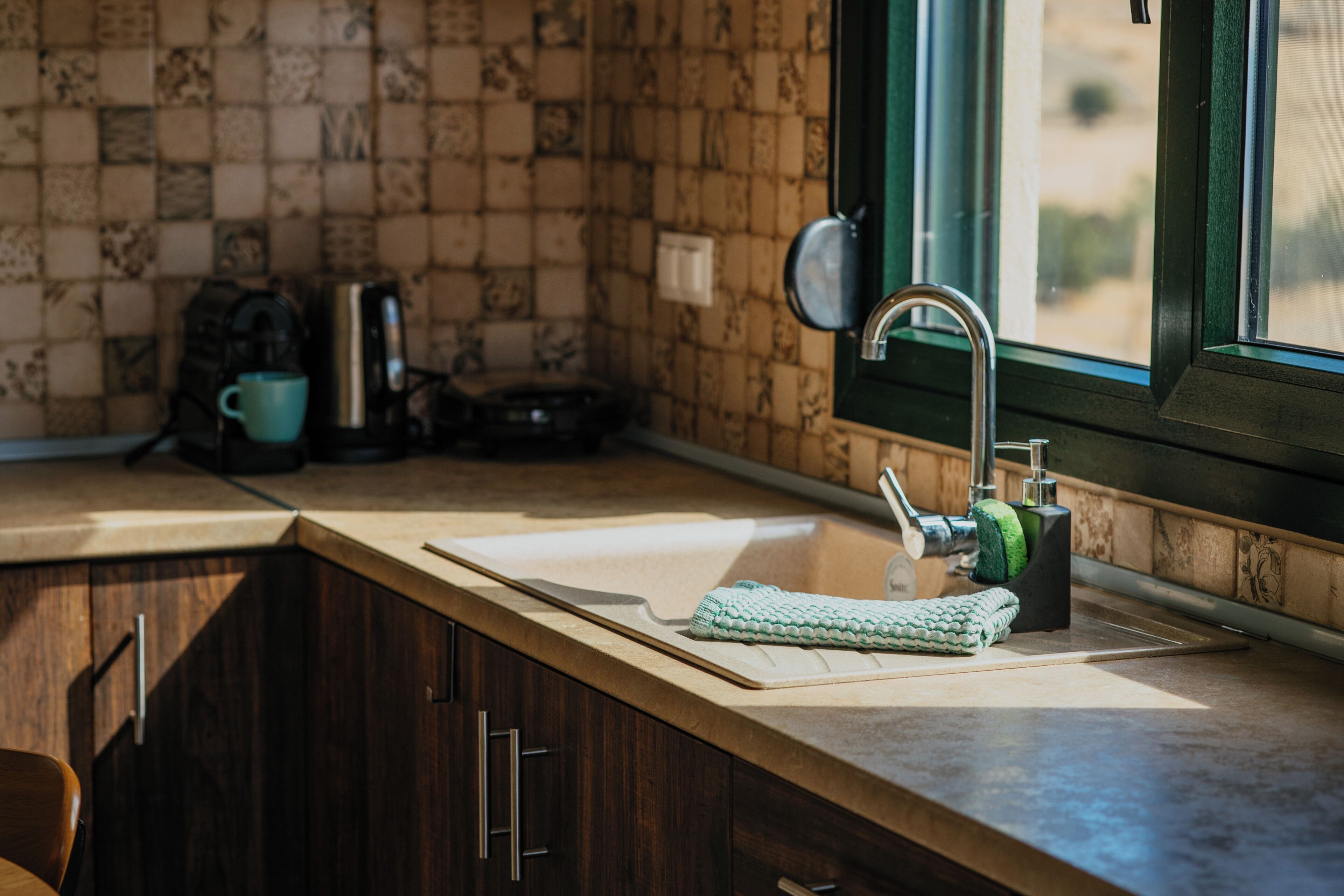 Nhà Deluxe, 1 phòng ngủ, bếp, quang cảnh biển | Bếp riêng | Ấm điện 