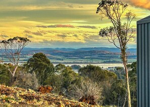 Blick von der Unterkunft