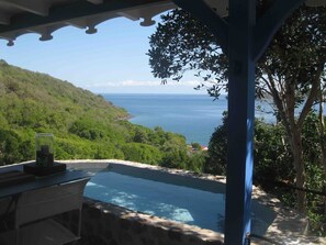 Deluxe Apartment, Patio | Private pool - Les Hauts de la Baie (Terre-de-Bas)