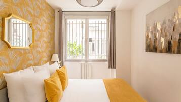 Hypo-allergenic bedding, pillow-top beds, individually decorated