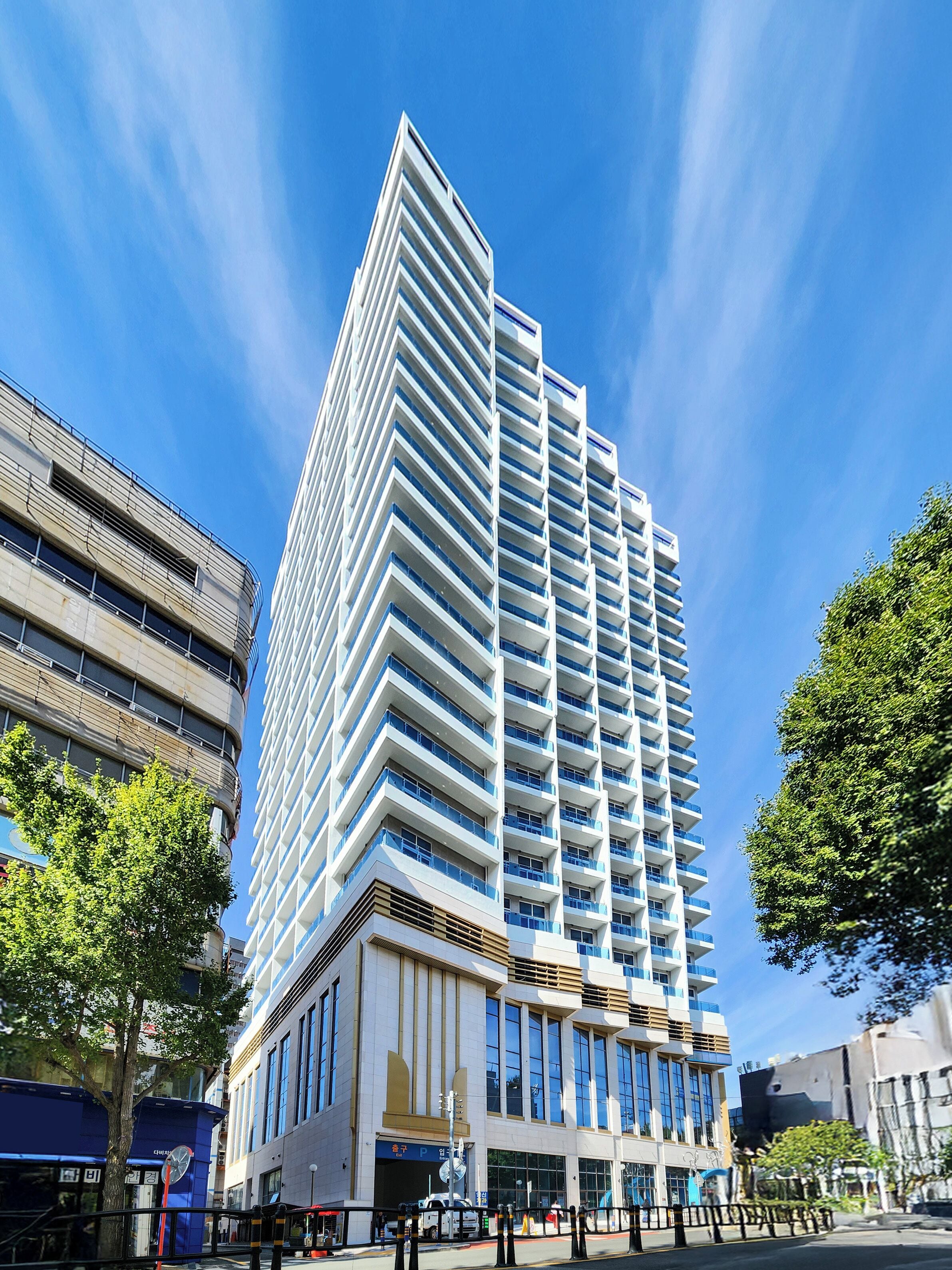 Façade de l’hébergement