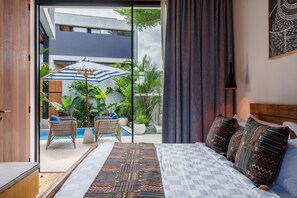 3 bedrooms, iron/ironing board, WiFi, bed sheets - Luxurious 3 BR villa in key location, Seminyak near Sunset Road (Badung)