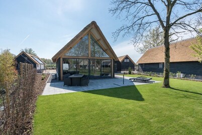 Thatched bungalow with private terrace