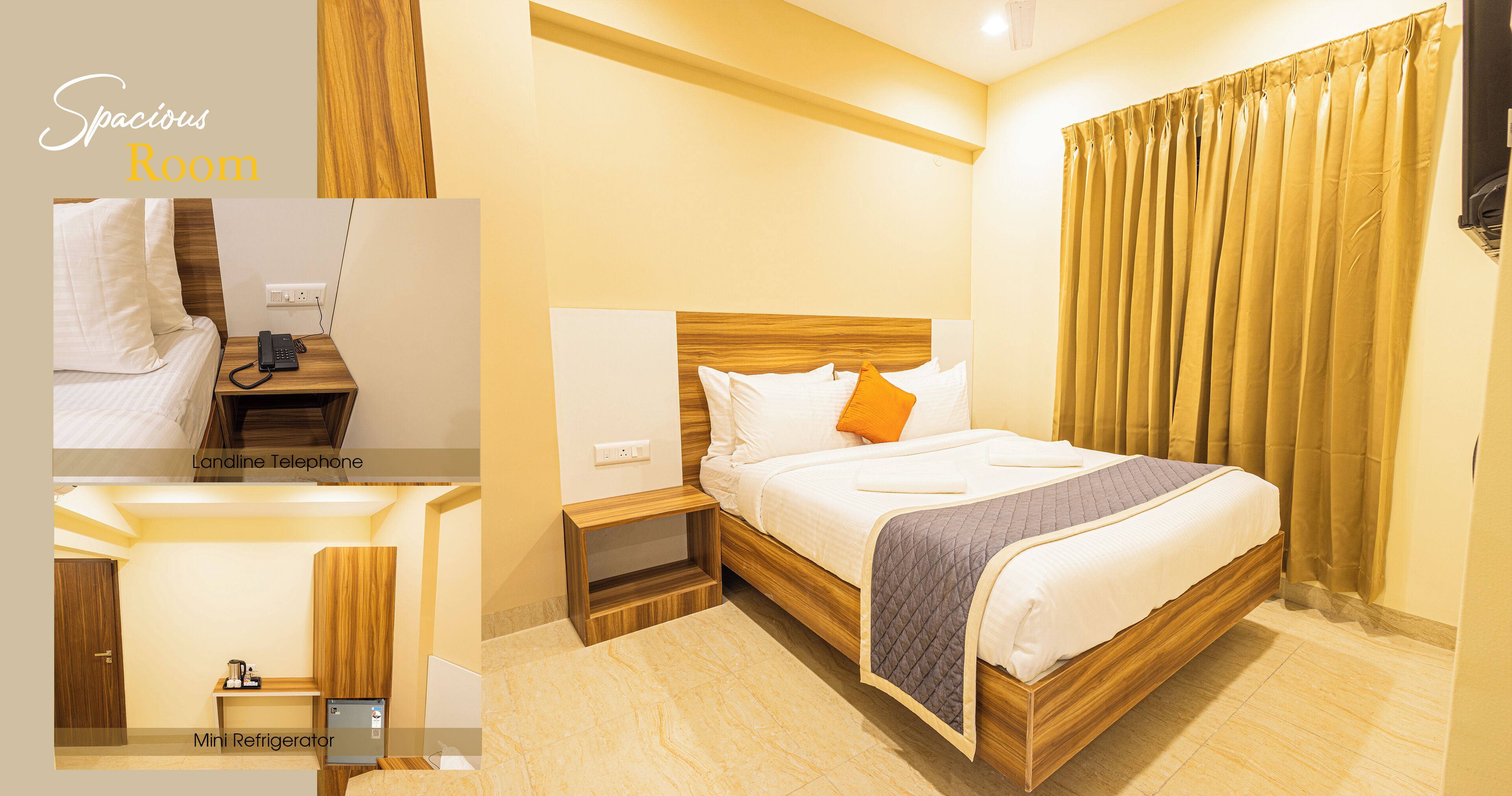 コンフォート ダブルルーム シティビュー | デスク、ノートパソコン用作業スペース、遮光カーテン、防音設備