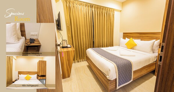 Comfort Single Room, Non Smoking, City View | Desk, laptop workspace, blackout drapes, soundproofing