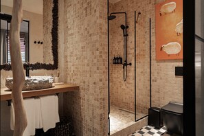 Chambre Double Standard, vue ville | Salle de bain